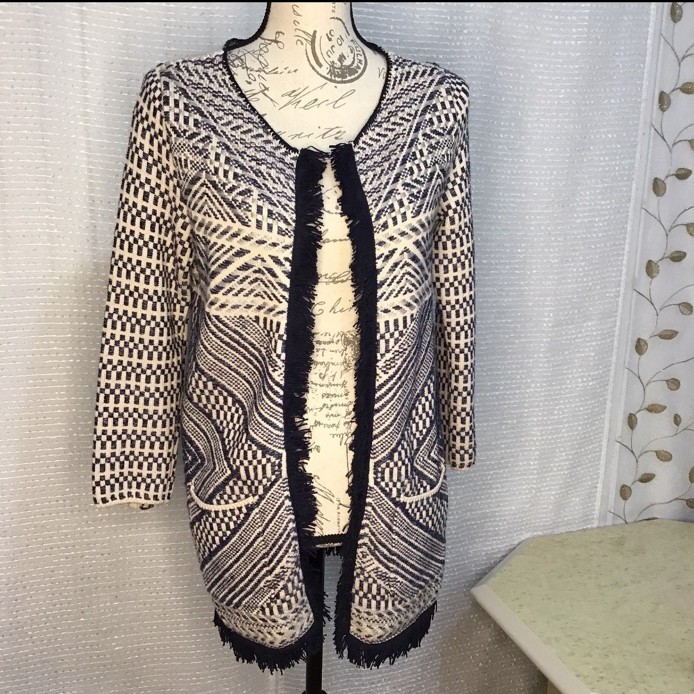Lucky Brand Open Front Cardigan Sweater